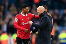 Ten Hag và Rashford tái lập kỉ lục của Sir Alex cùng Ronaldo 